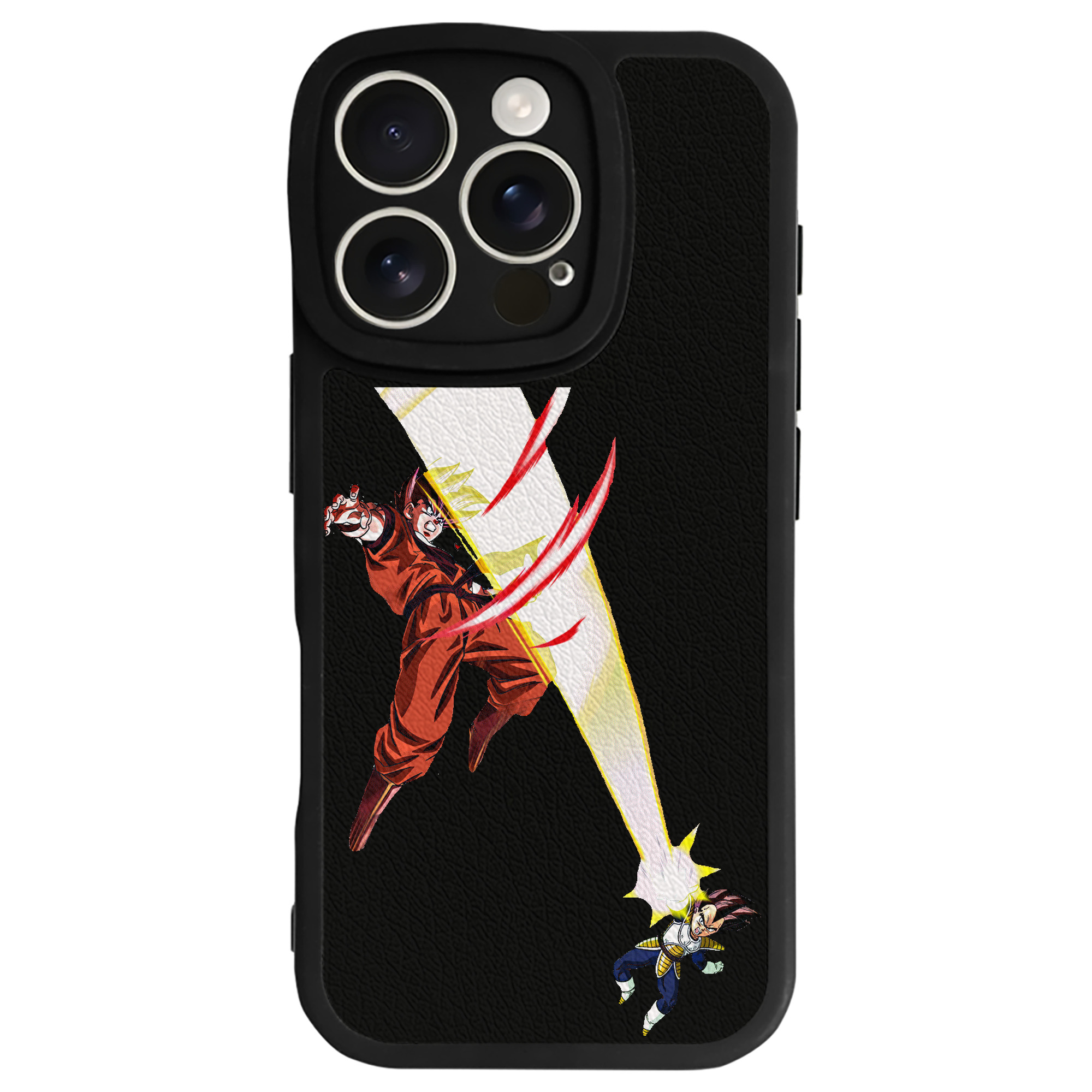 （画像用） ドラゴンボール ベジータ四世（Bejīta Yonsei）DRAGON BALL Vegeta IV 【iPhone 16シリーズ対応】シリコンスマホケース（レザー調） 材質：シリコン
